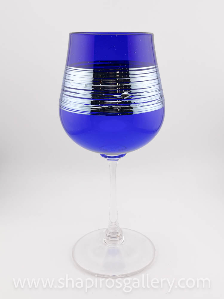 Silverspun Wine Glass Cobalt