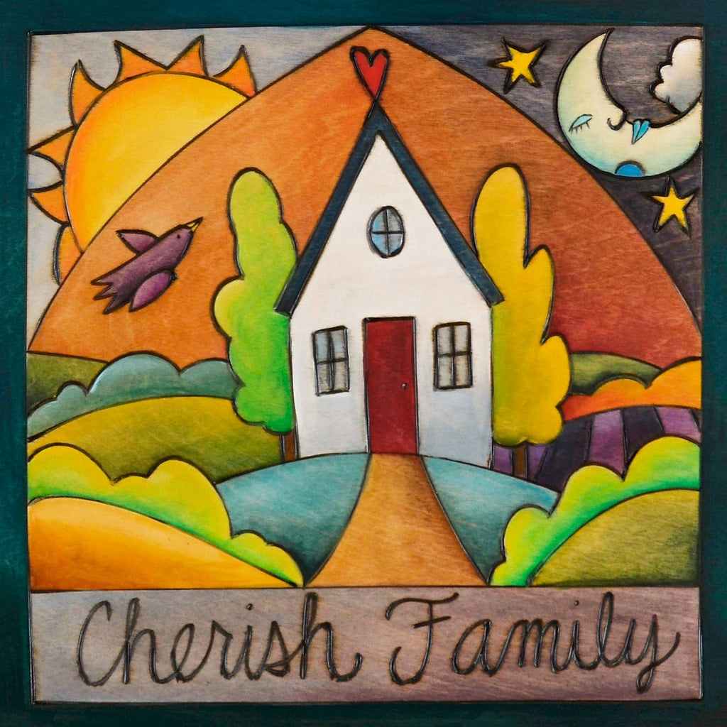 'Cherish Family' Wall Plaque