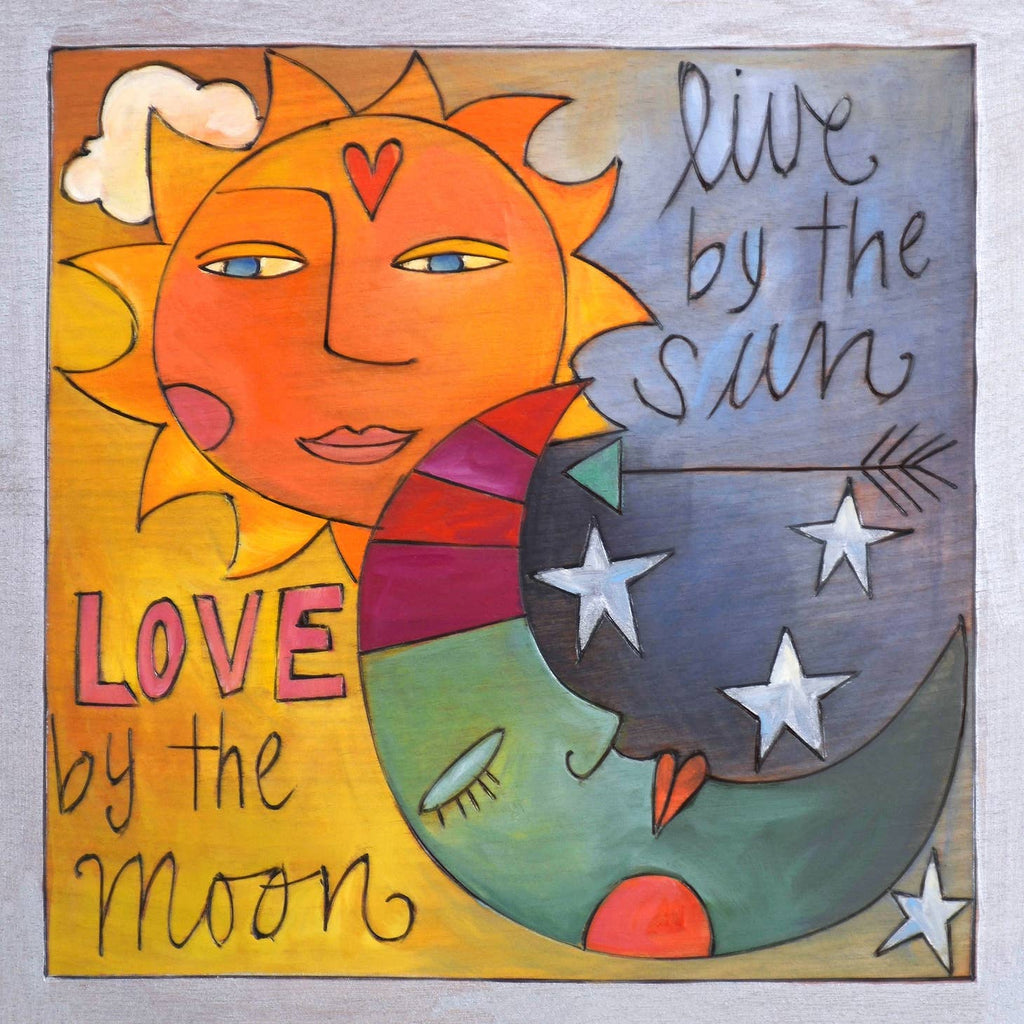 'Live by the Sun' Wall Plaque