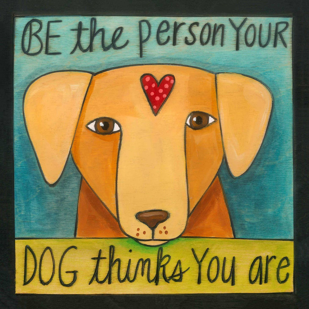 'Be the Person' Wood Wall Plaque