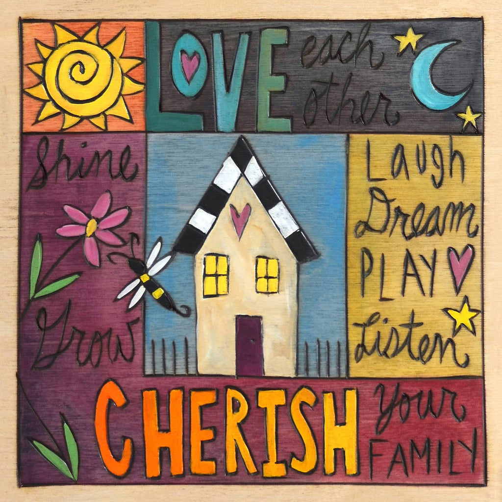 'Love Each Other' Wood Wall Plaque