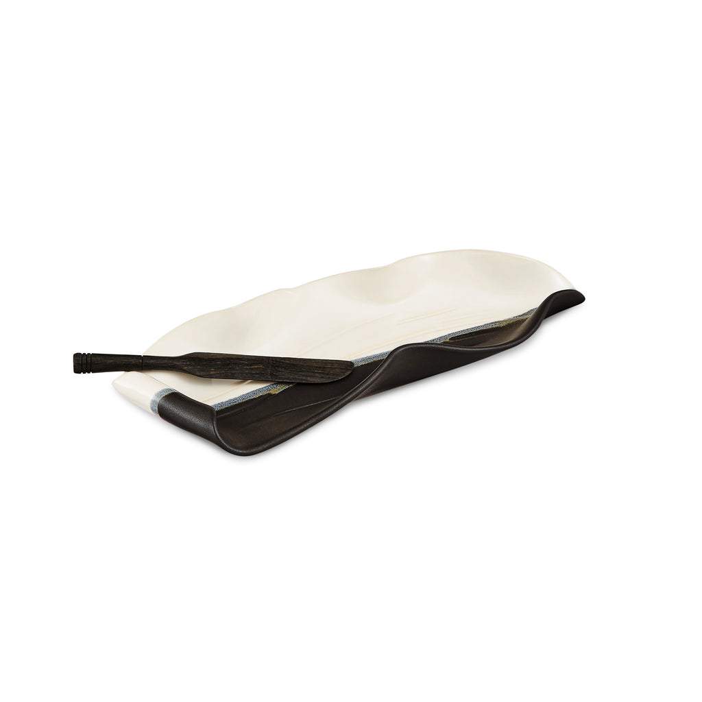 Stick Butter Dish - Black and White