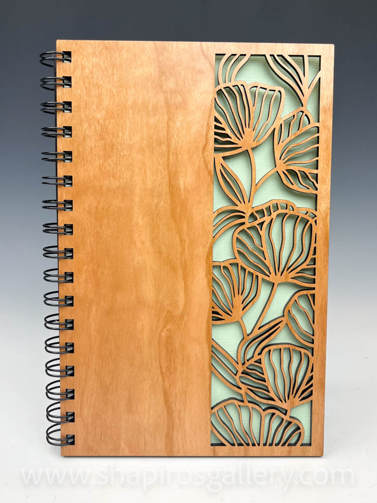 Floral Cut Out Wood Journal