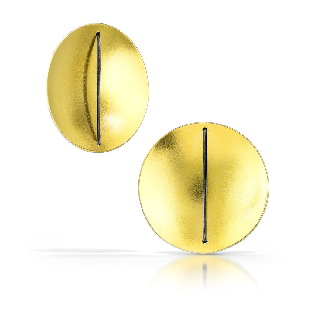 Gold Simple Circle Earring