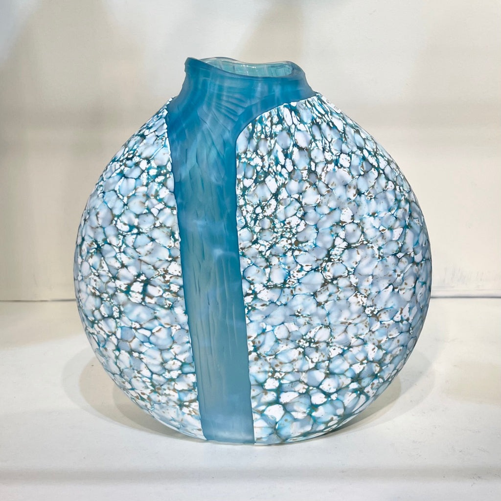 White Cascade Vase