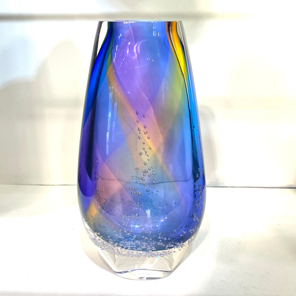 Teardrop Small Mouth Vase Royal Gems