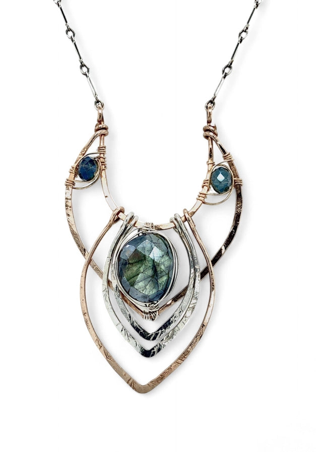 Sound Wave Labradorite Necklace