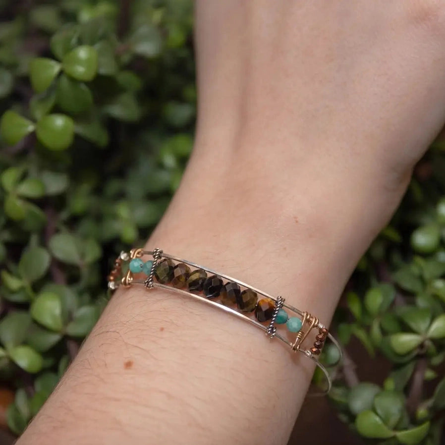 Tiger's Eye Cuff Bracelet