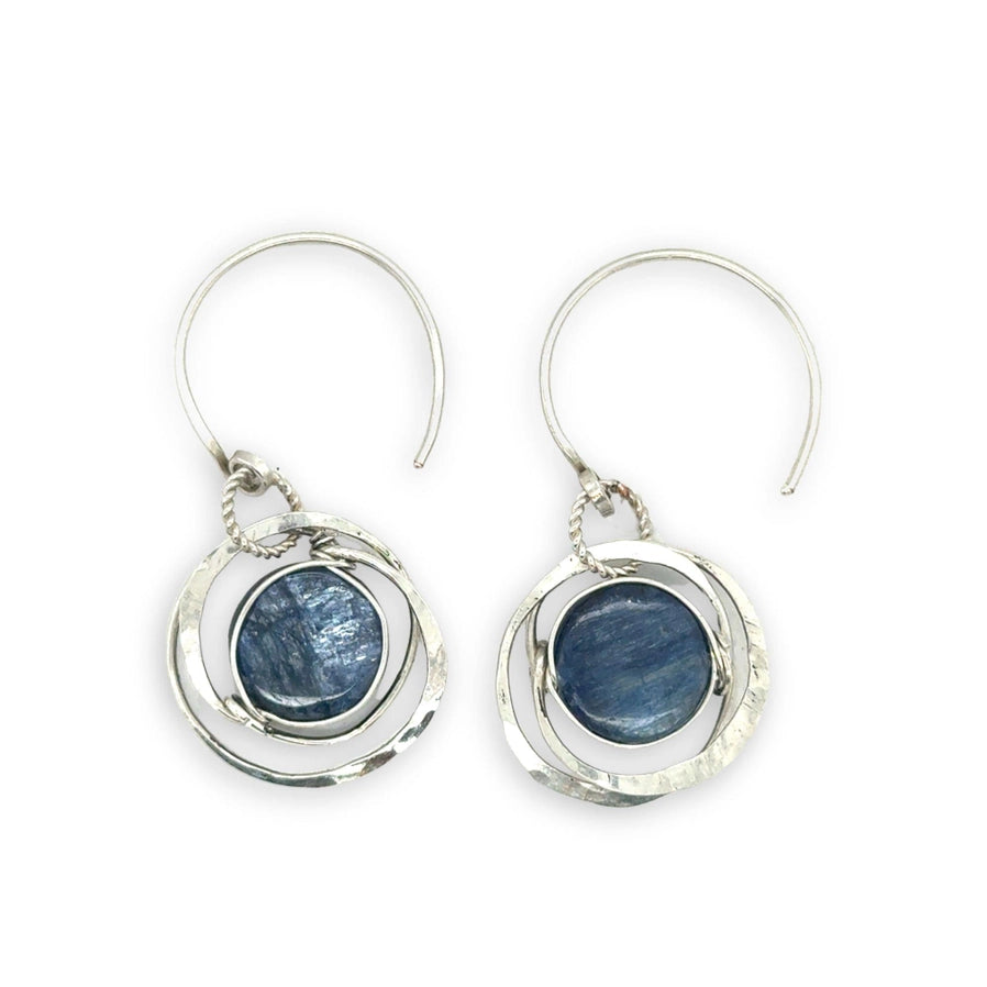 Encircled Kyanite Earrings
