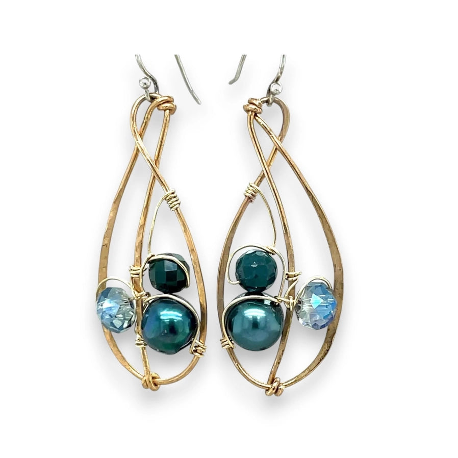 Emerald Isle Pearl Earrings