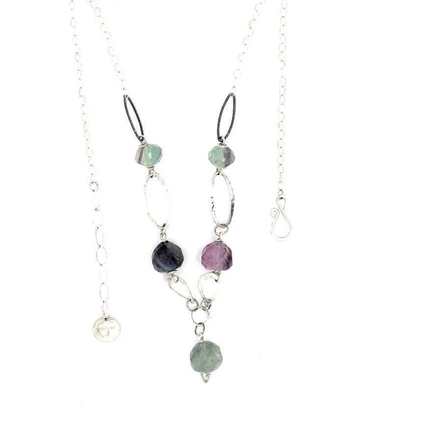 Fluorite Organic Chain Necklace