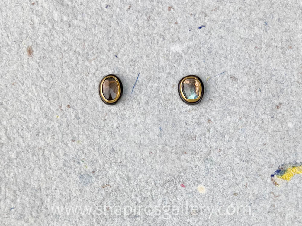 Labradorite Stud Earrings