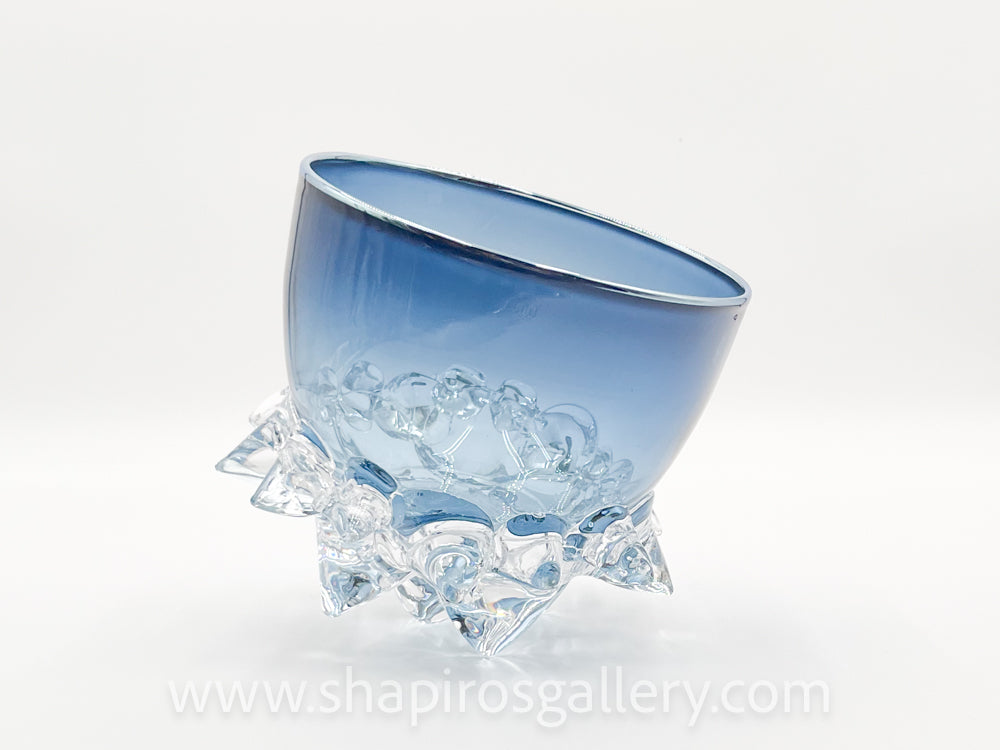 Midnight Blue Thorn Bowl - 7"