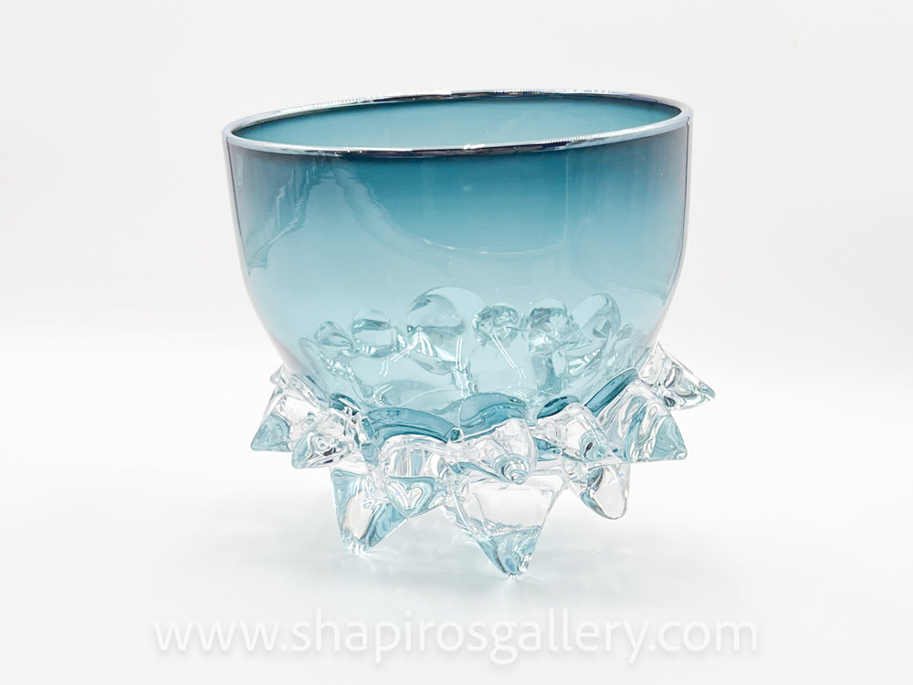 Steel Blue Thorn Bowl - 7"