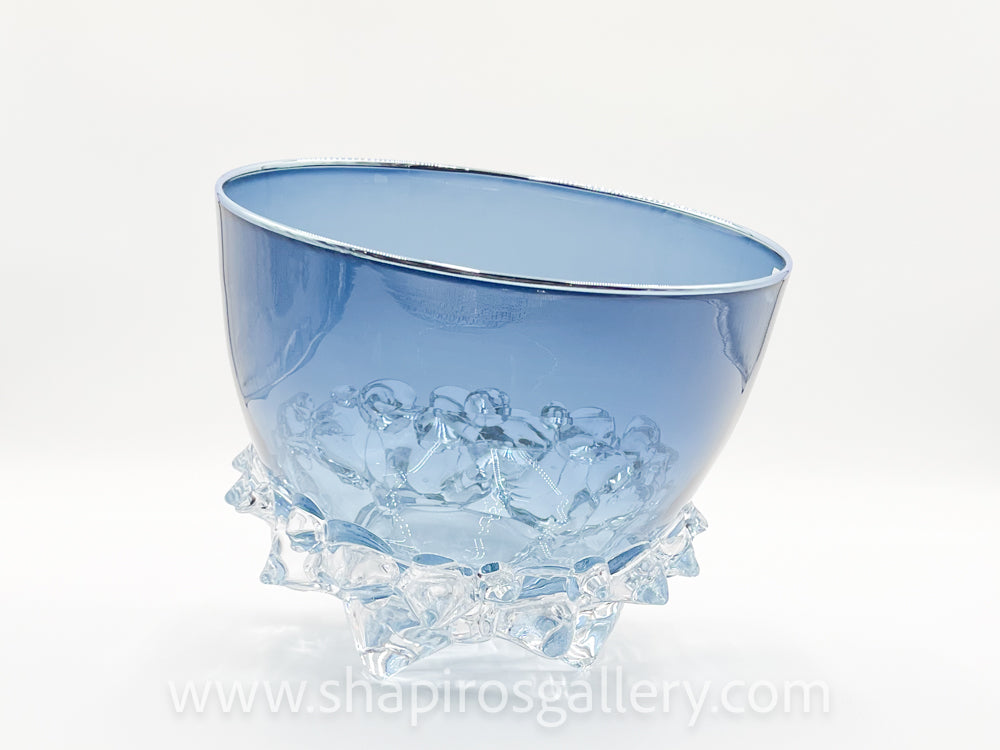 Midnight Blue Thorn Bowl - 9"