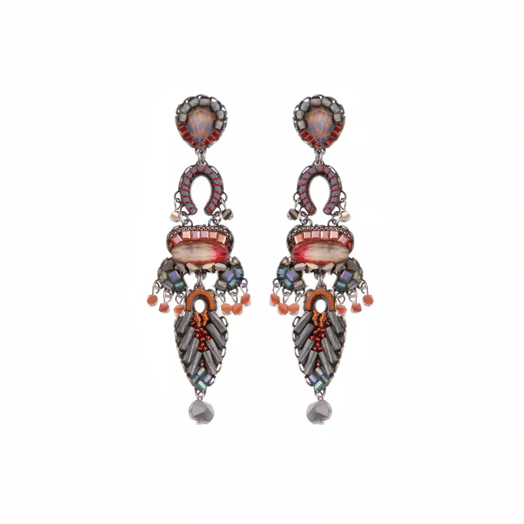 Tia Earrings - Ginger Spice