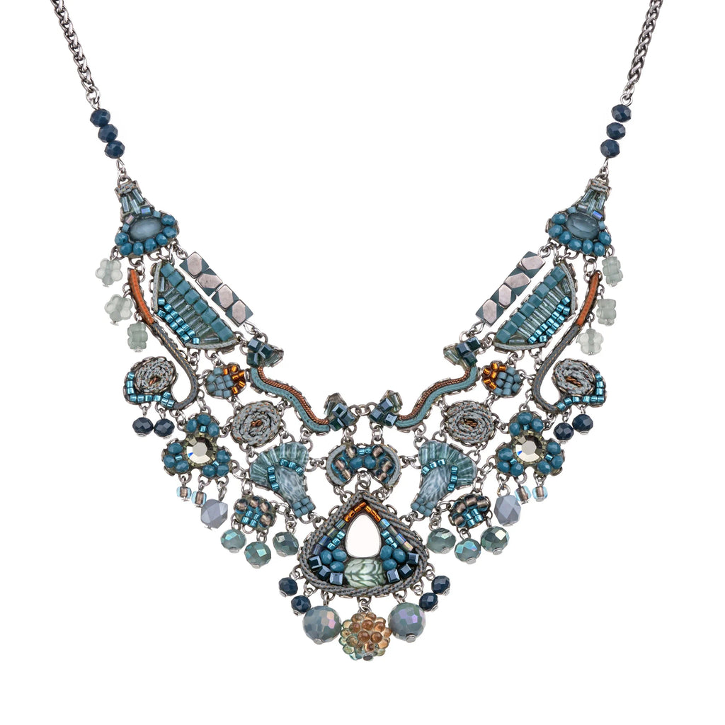 Blue Sophisticated Necklace - Moonlight