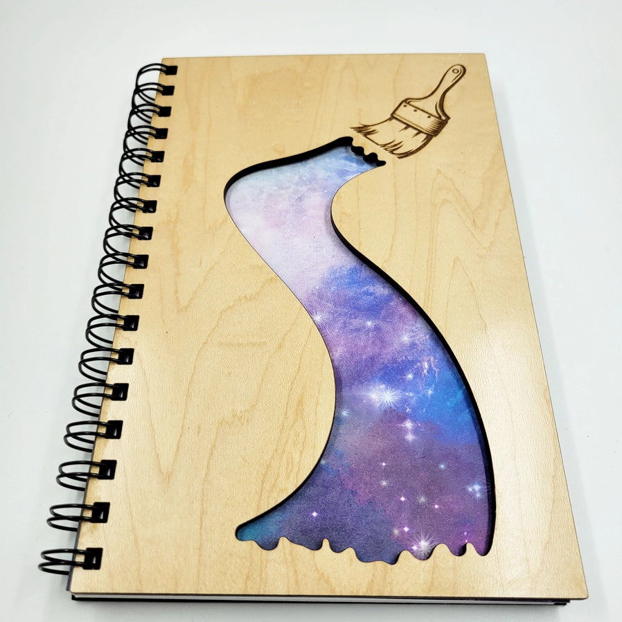 Paint the Sky Wood Journal