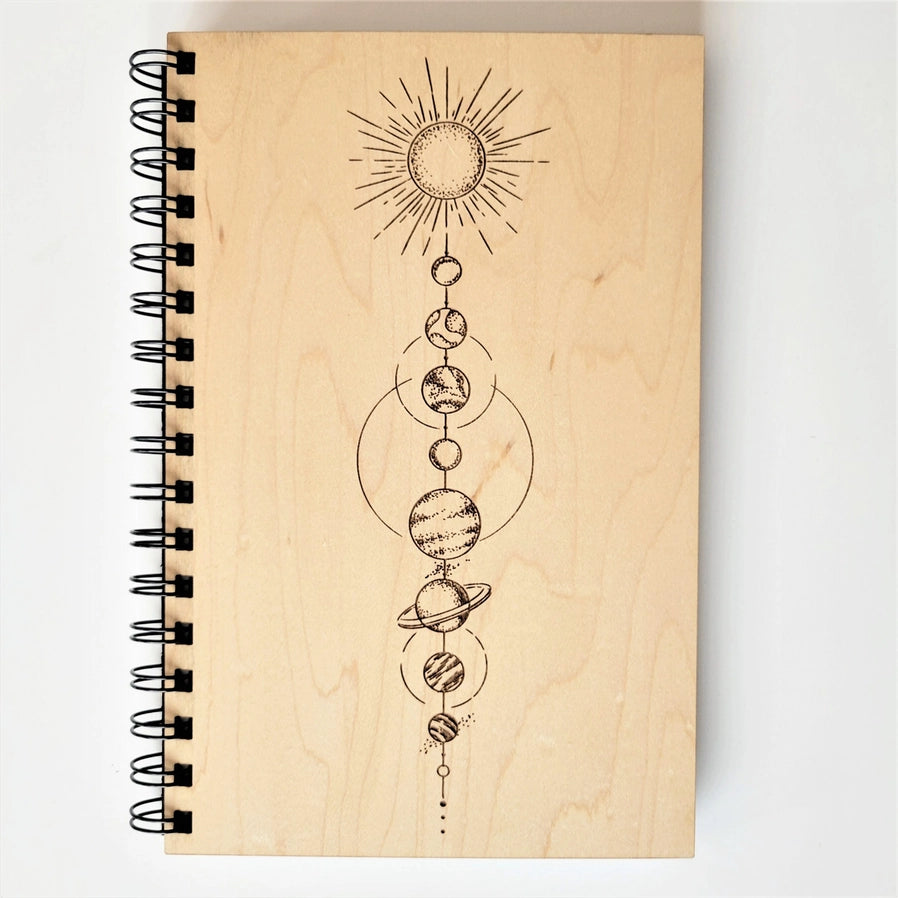 Solar System Wood Journal