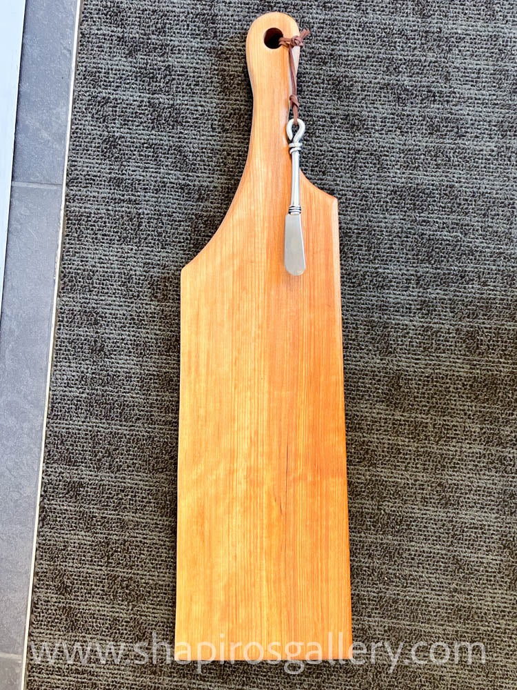 Baguette Freeform Cutting Board with Pate Knife