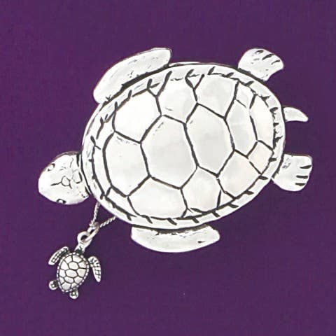 Turtle Wish Box W/Turtle Necklace