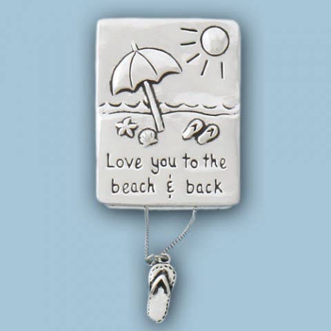 Love To the Beach Wish Box w/ Sandal Necklace