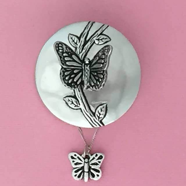 Butterfly Wish Box W/ Butterfly Necklace