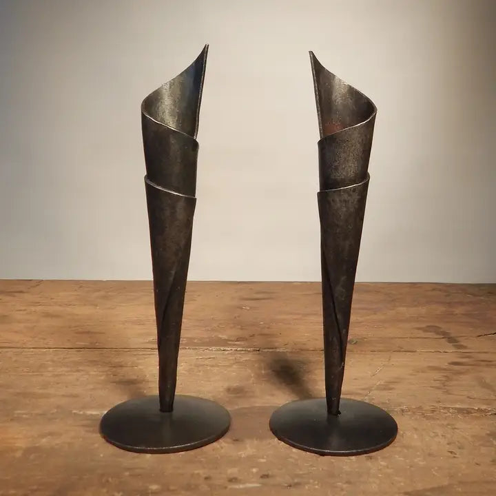 Cone Candle Pair
