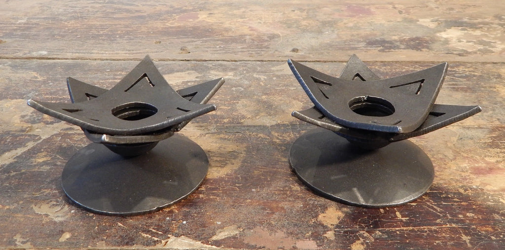 Sabbath Star Candle Holders