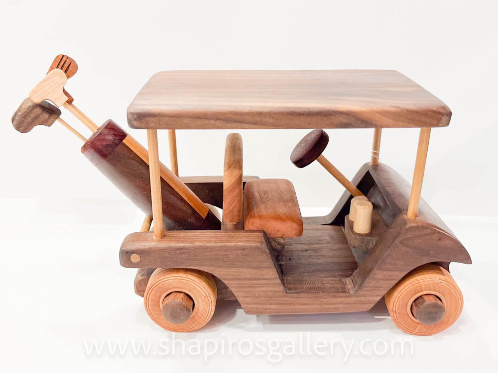 Golf Cart with Clubs – SHAPIRO'S Gallery