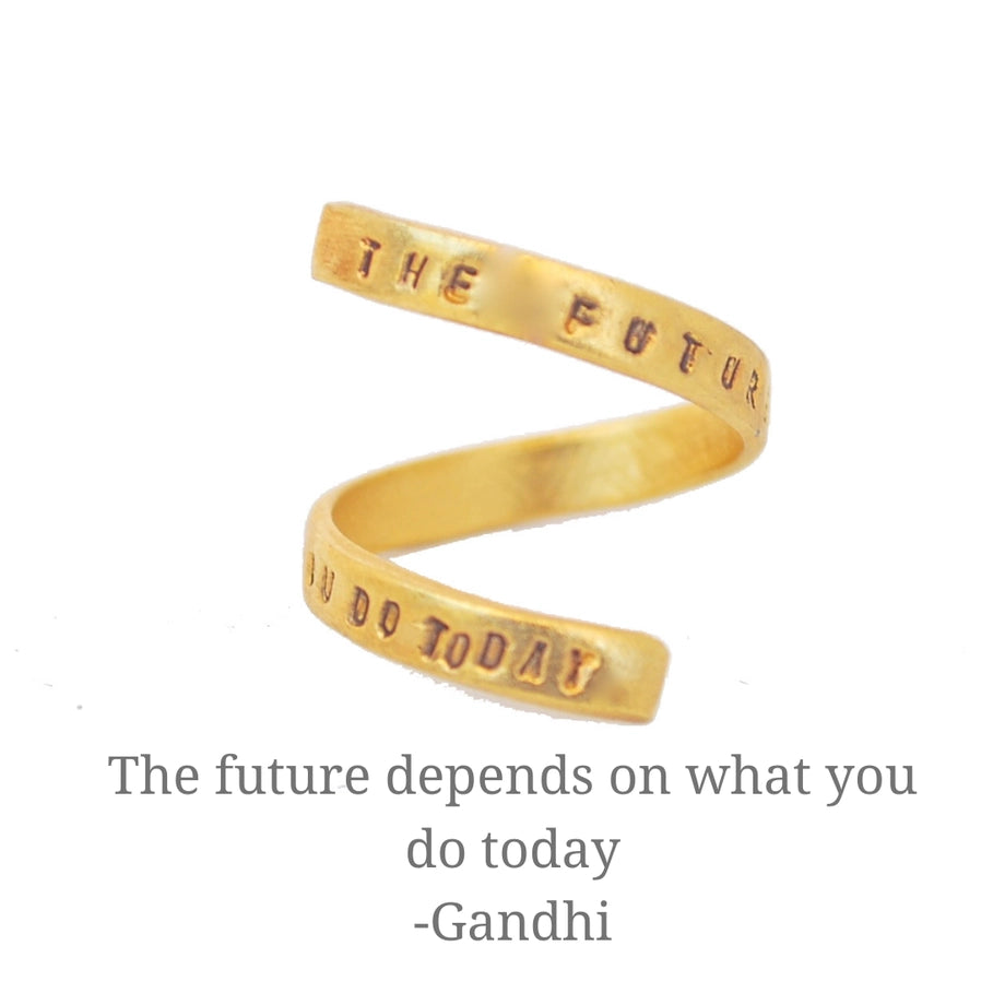 Gandhi (Future) Wrap Ring