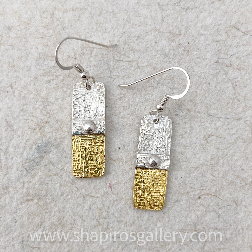 Double Rectangle Earrings