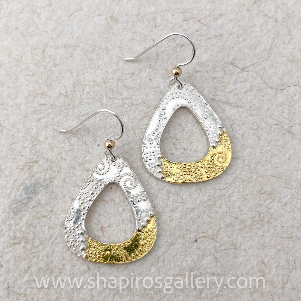 Rounded Triangle Earrings