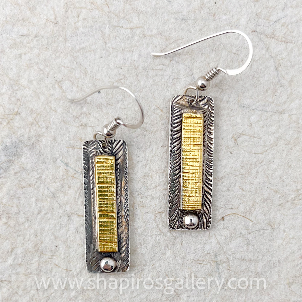 Long Rectangle Earrings