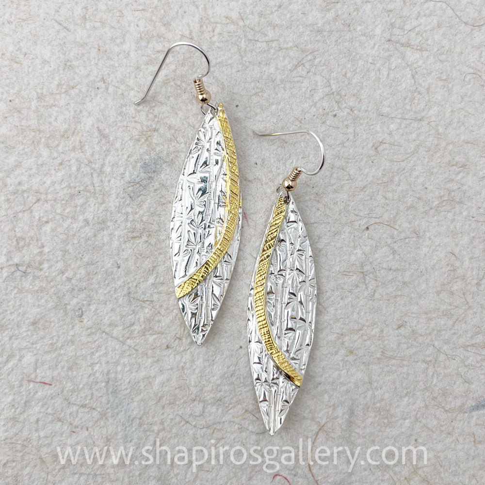 Long Leaf Earrings