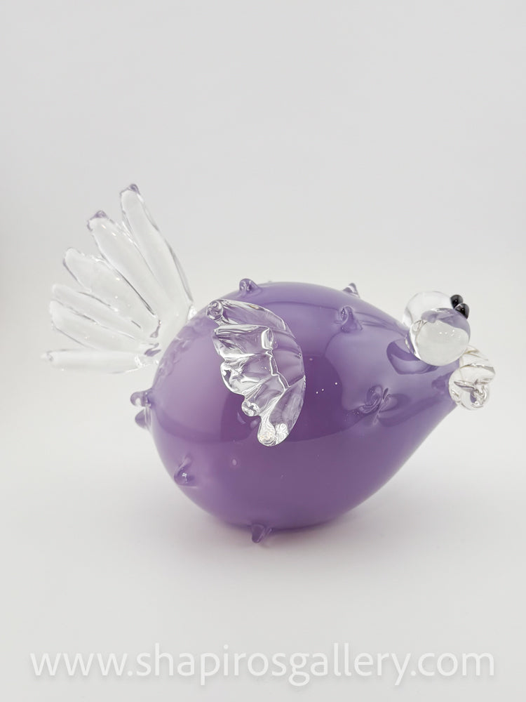 Blown Glass Puffer Fish