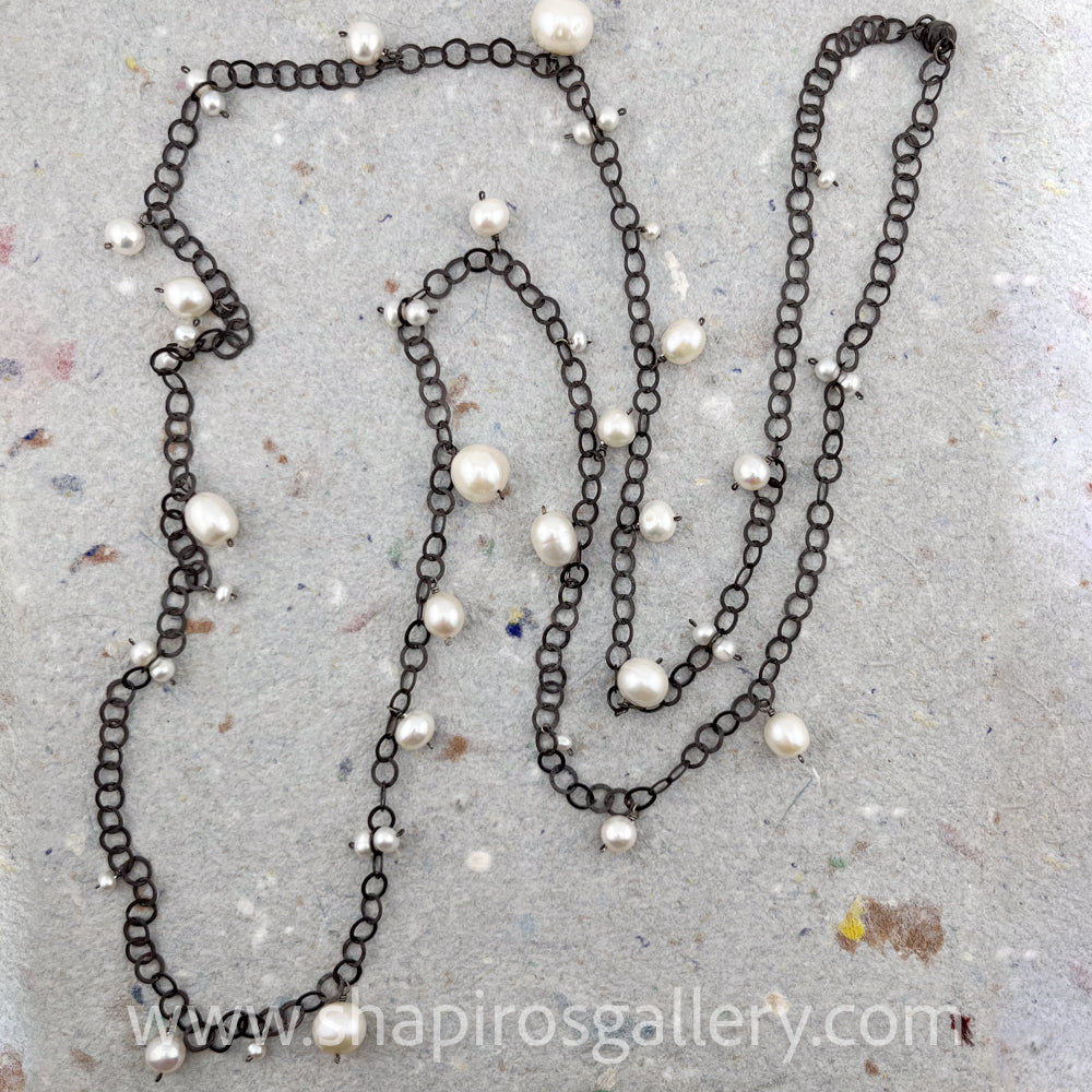 Long Pearl Necklace