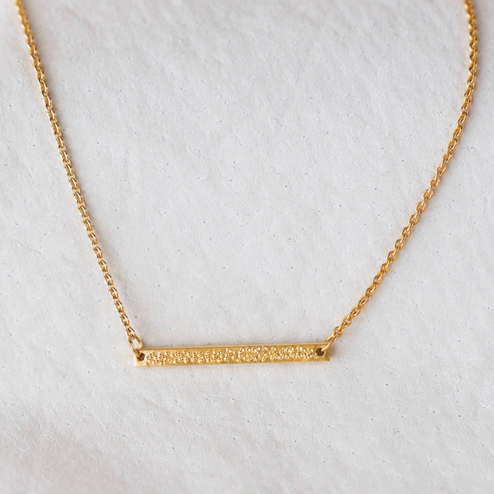 Horizon Necklace | Diamond Dusted
