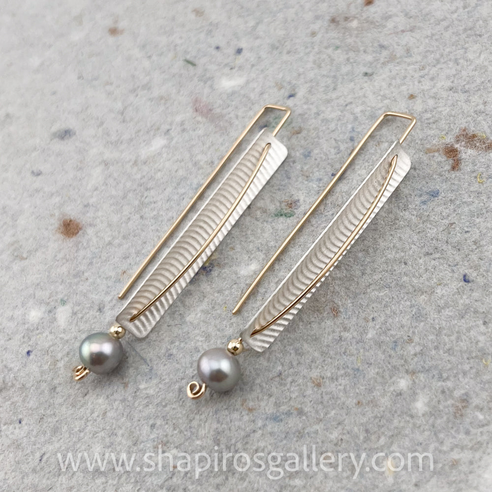 Long Rectangle Earrings