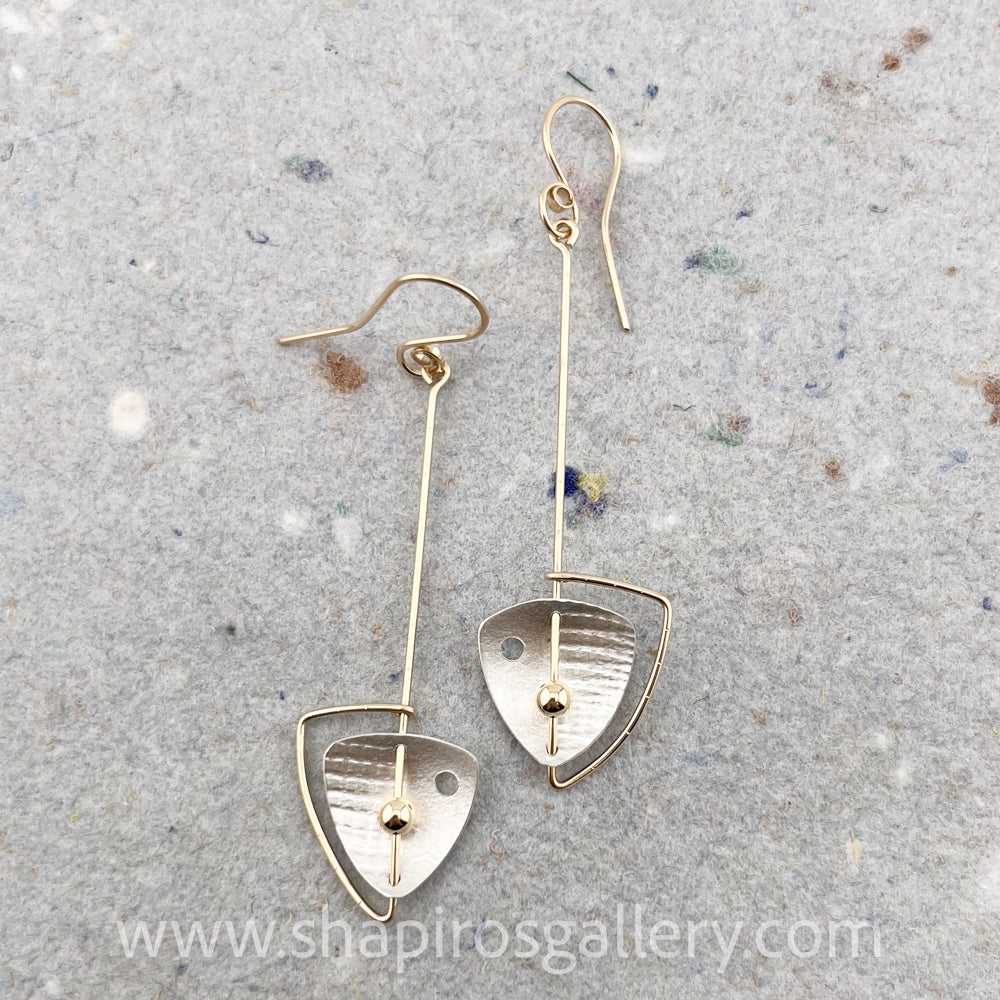 Triangle Drop Earrings