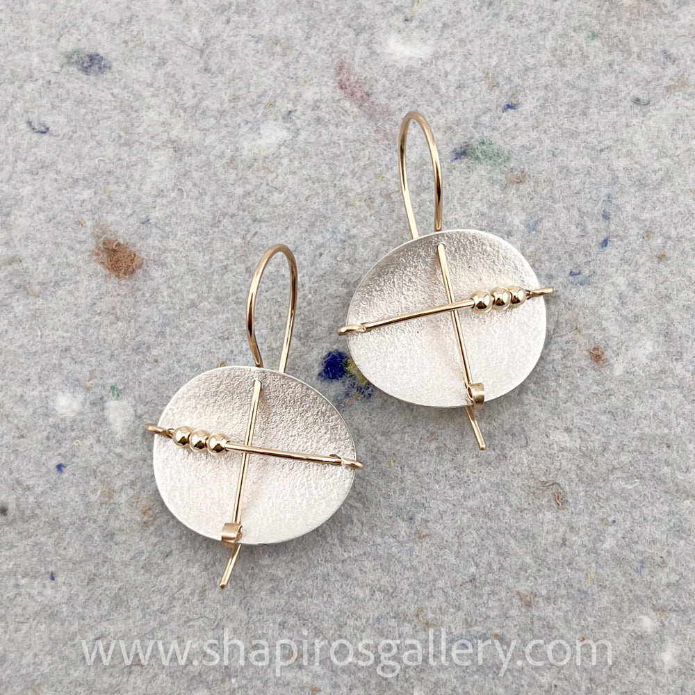 Wide Oval Earrings