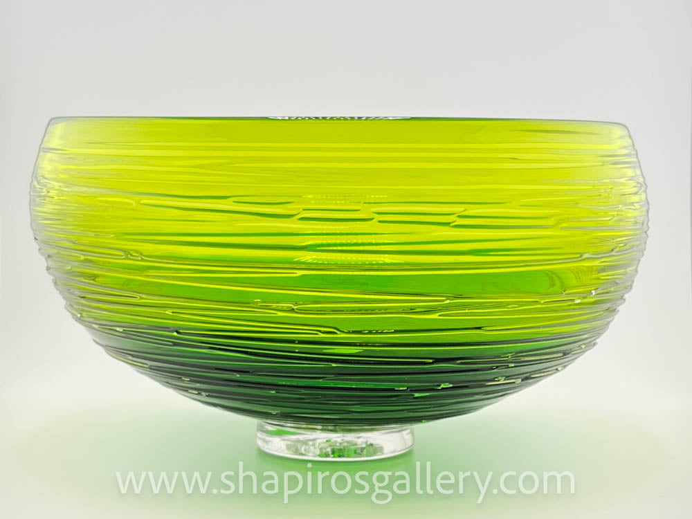 Small Textured Bowl - greens