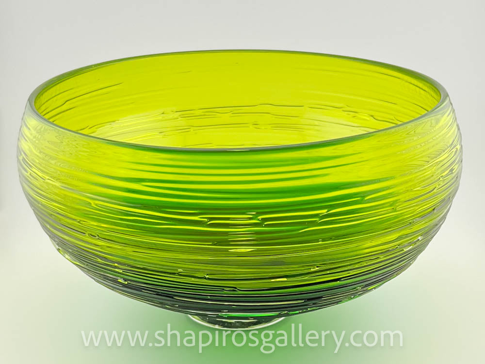 Small Textured Bowl - greens
