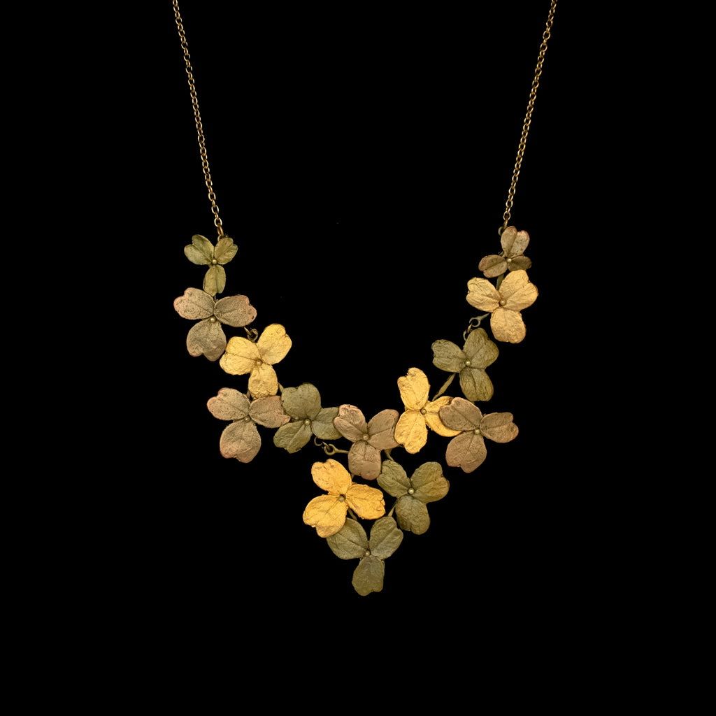 Wood Sorrel 16" Adj. Statement Necklace