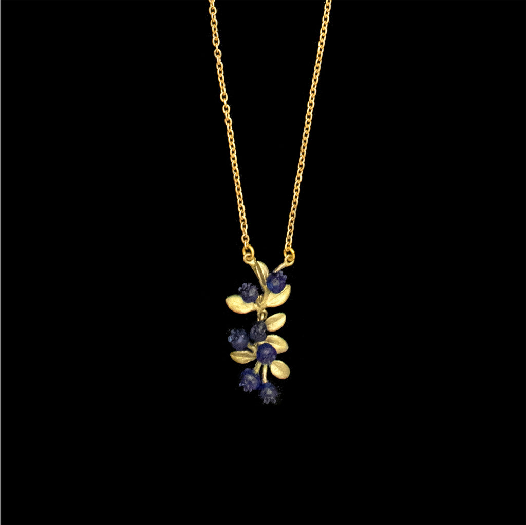 Petite Blueberry Pendant Necklace
