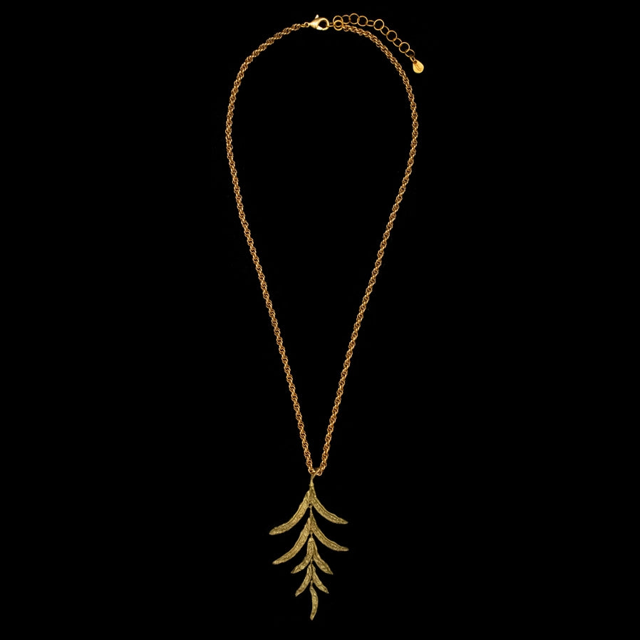 Long Hosta Pod Necklace