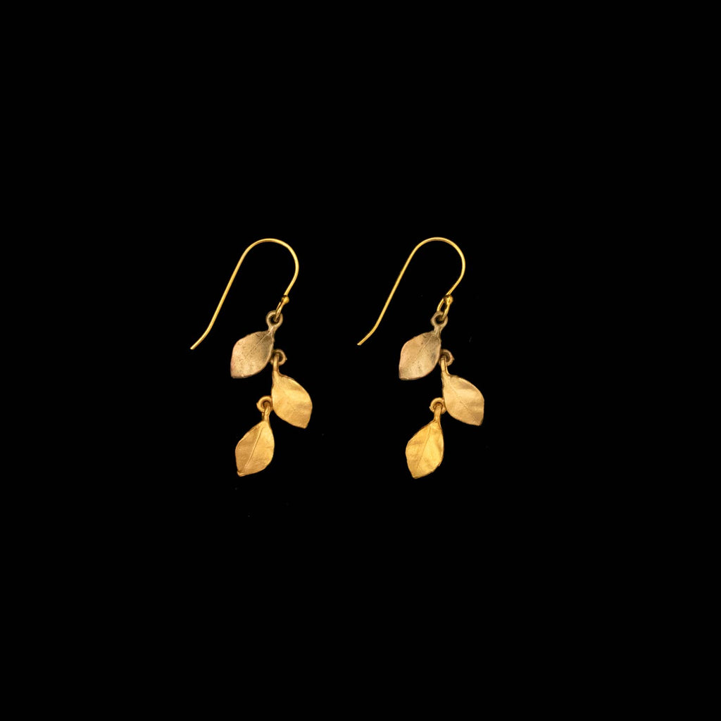 Golden Autumn Danity Wire Earrings