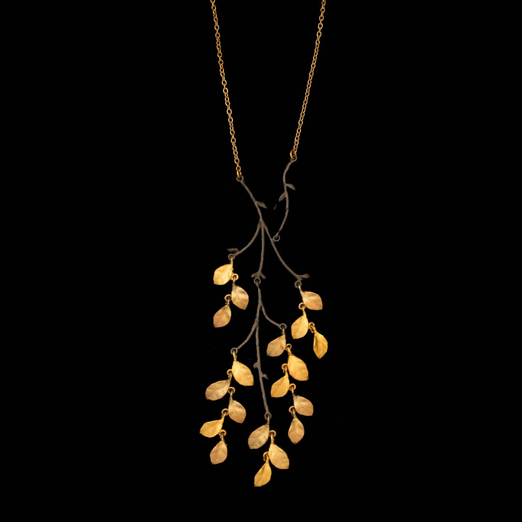 Golden Autumn Necklace - 16" Adj.