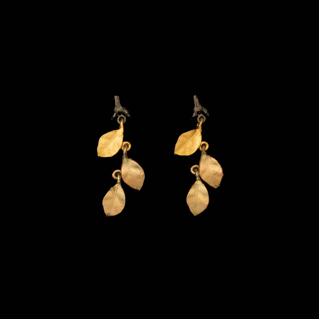 Golden Autumn Post Earrings