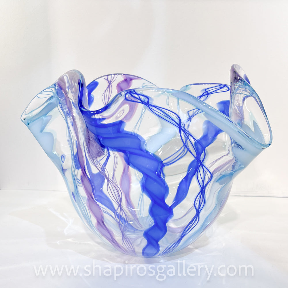 Fancy Twist Cane Fluted Bowl